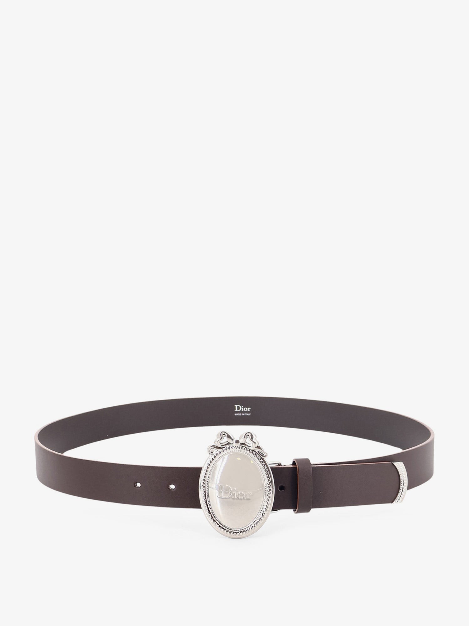 Dior Médaillon Leather Belt