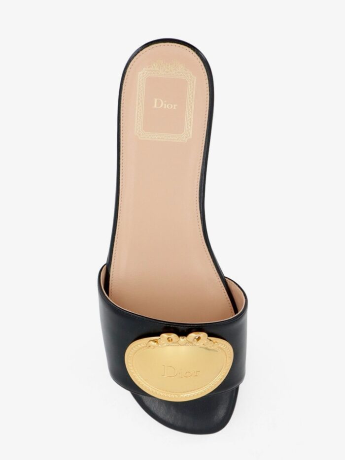 Dior Medaillon Leather Sandals