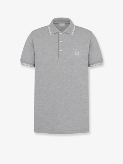 Dior Mélange Cotton Polo Shirt