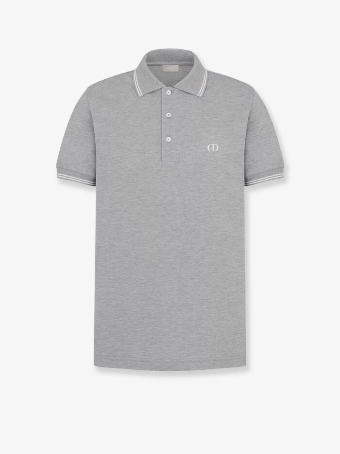 Dior Mélange Cotton Polo Shirt