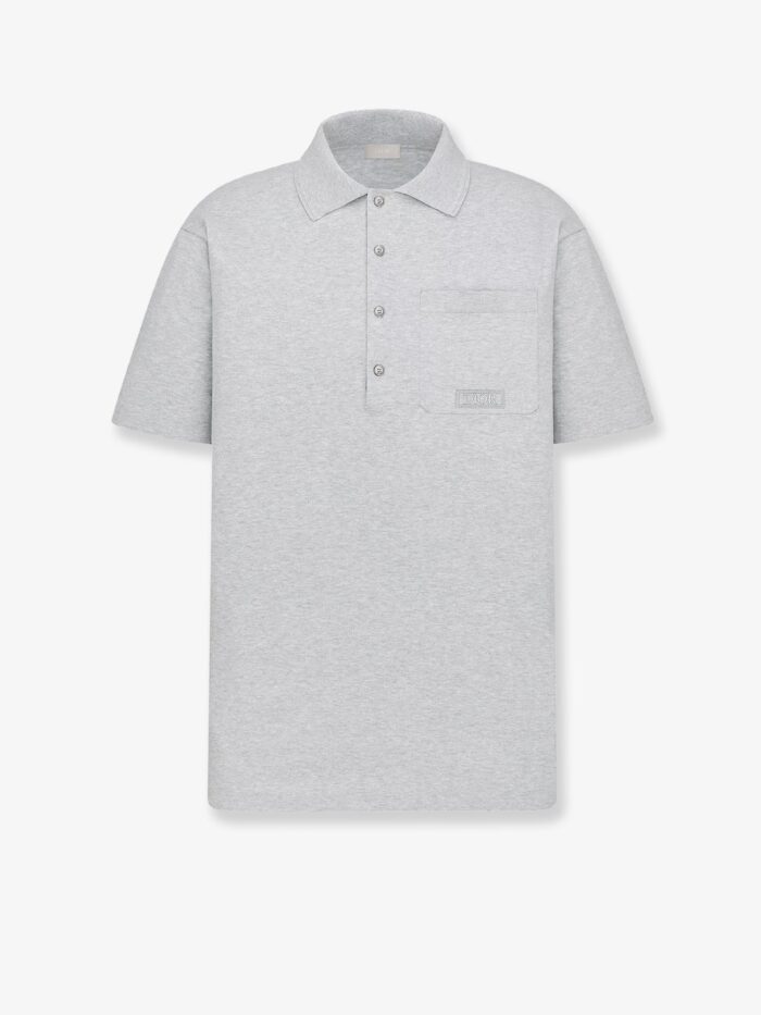 Dior Mélnge Cotton And Silk Polo Shirt