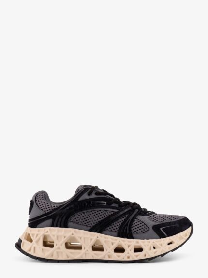 Dior Mesh Sneakers With Suede Inserts
