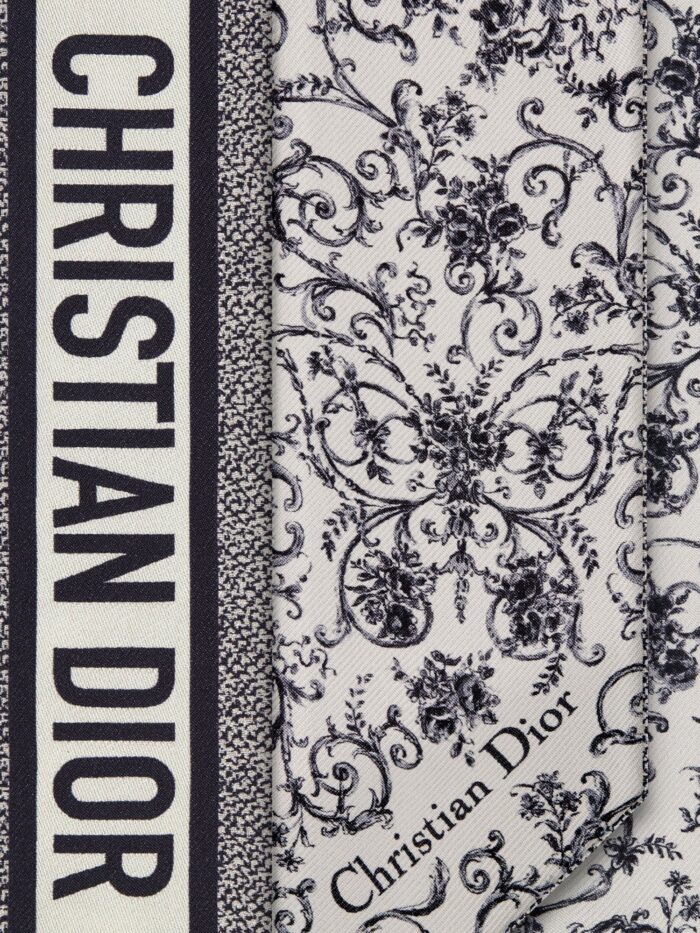 Dior Mitzah Dioresque Butterfly Silk Bandeau