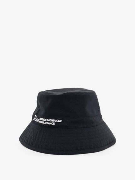 Dior Montaigne Cloche Hat In Technical Fabric