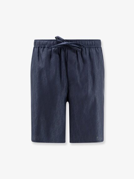Dior Oblique Cotton And Silk Shorts
