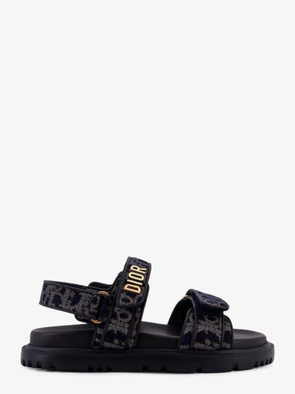 Dior Oblique Denim Dioract Sandals