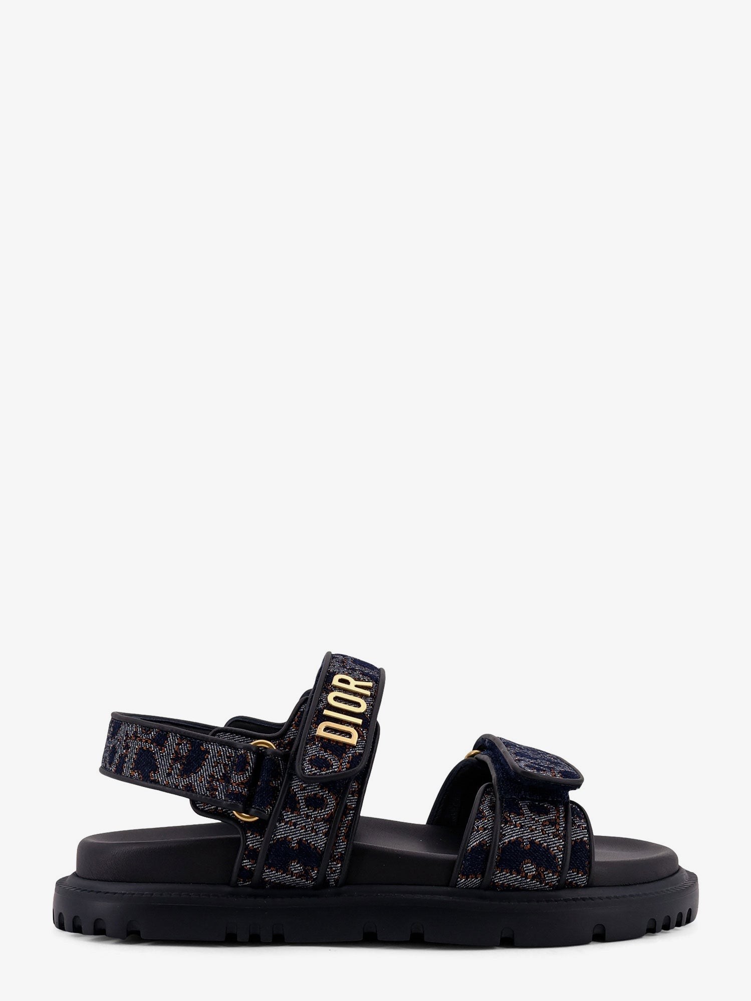 Dior Oblique Denim Dioract Sandals