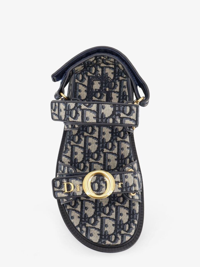 Dior Oblique Jacquard Fabric Sandals