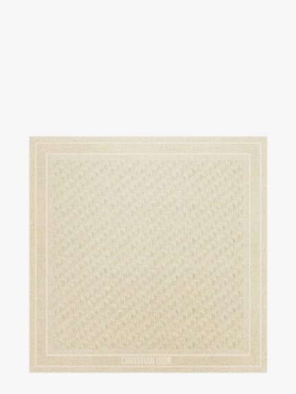 Dior Oblique Lurex Silk Foulard