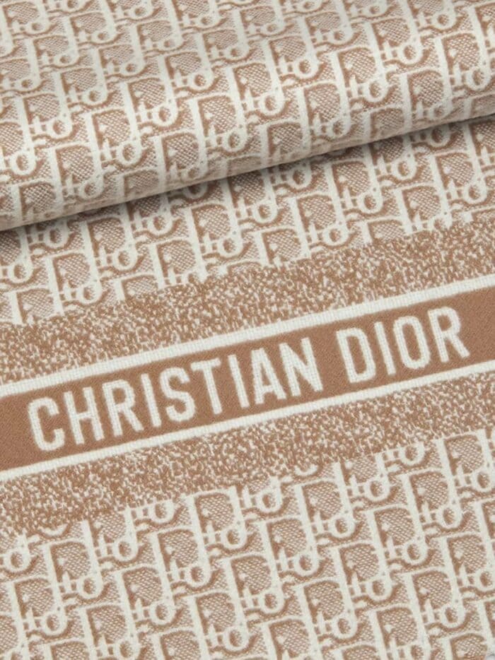 Dior Oblique Natte Cashmere Scarf