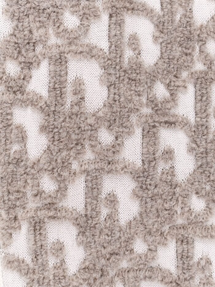 Dior Oblique Wool And Cotton Blend Jacquard Cardigan