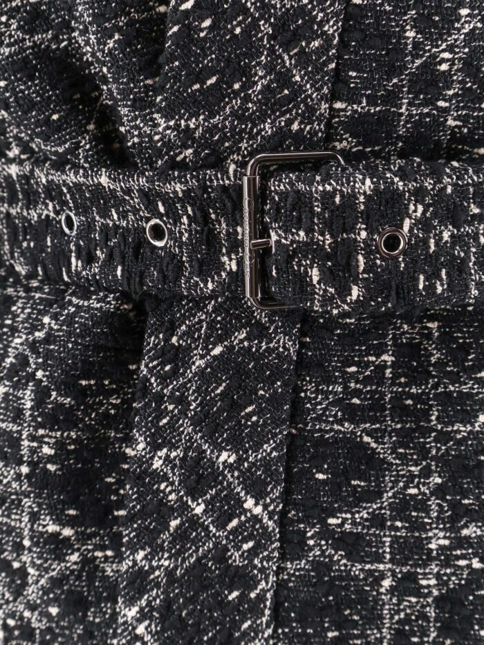 Dior Palto Macrocannage Cotton Blend Tweed Blazer