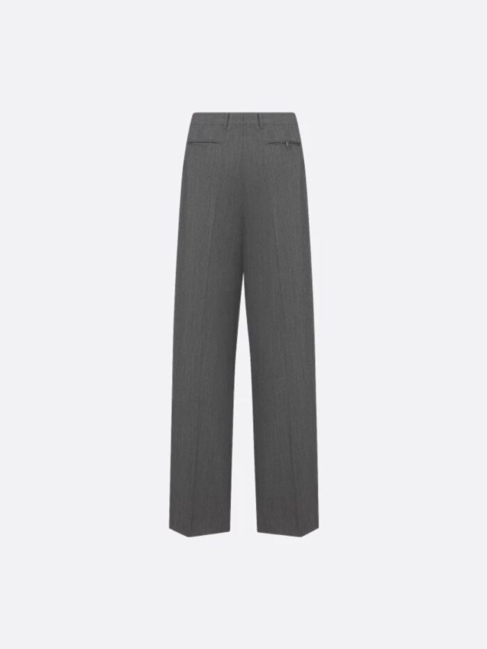 Dior Pantalone In Lana Vergine Con Pinces
