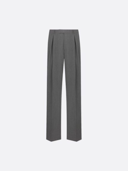 Dior Pantalone In Lana Vergine Con Pinces