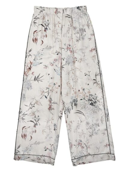Dior PANTALONE IN SETA STAMPATA