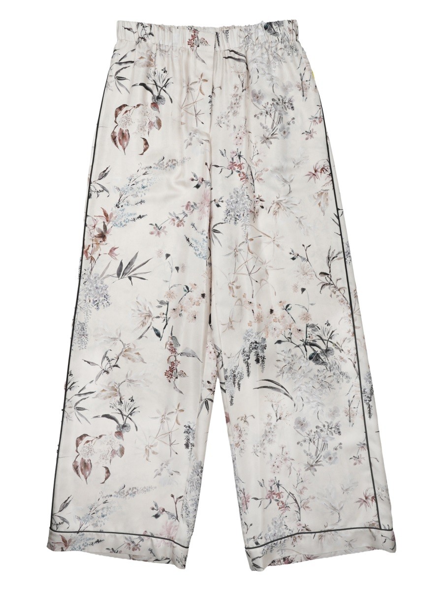 Dior PANTALONE IN SETA STAMPATA