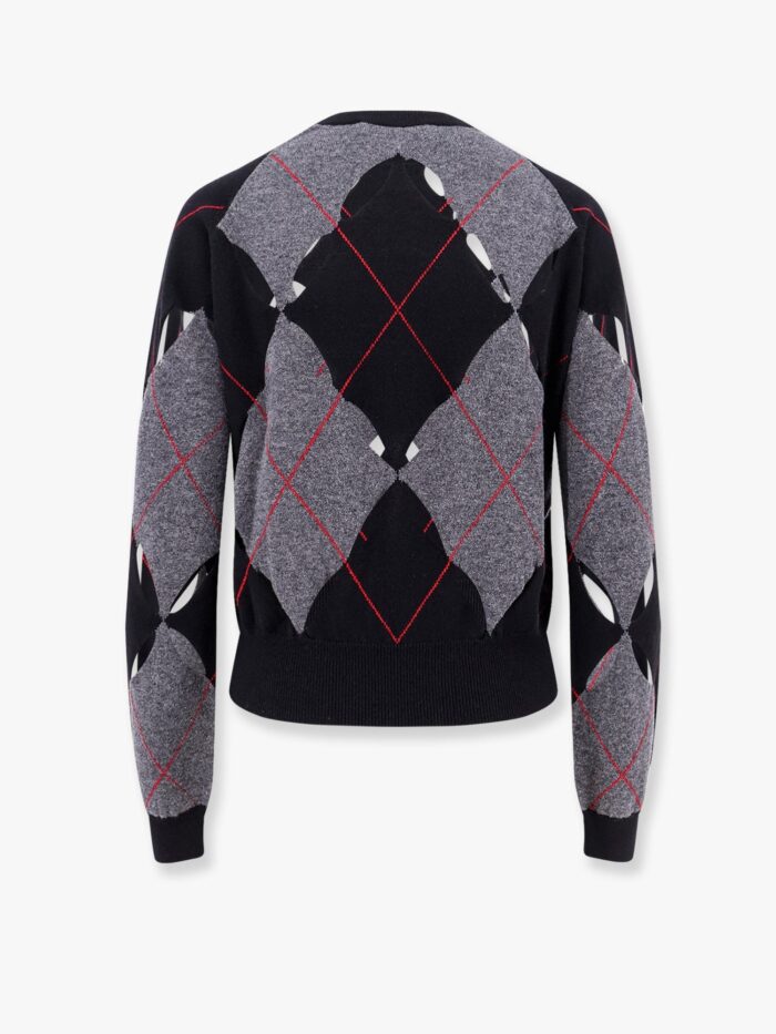 Dior Perforated Cashmere Sweater With Diamond Pattern