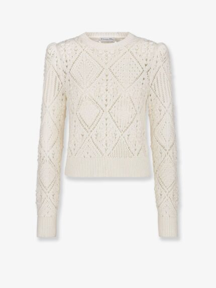 Dior Perforated Cotton Sweater