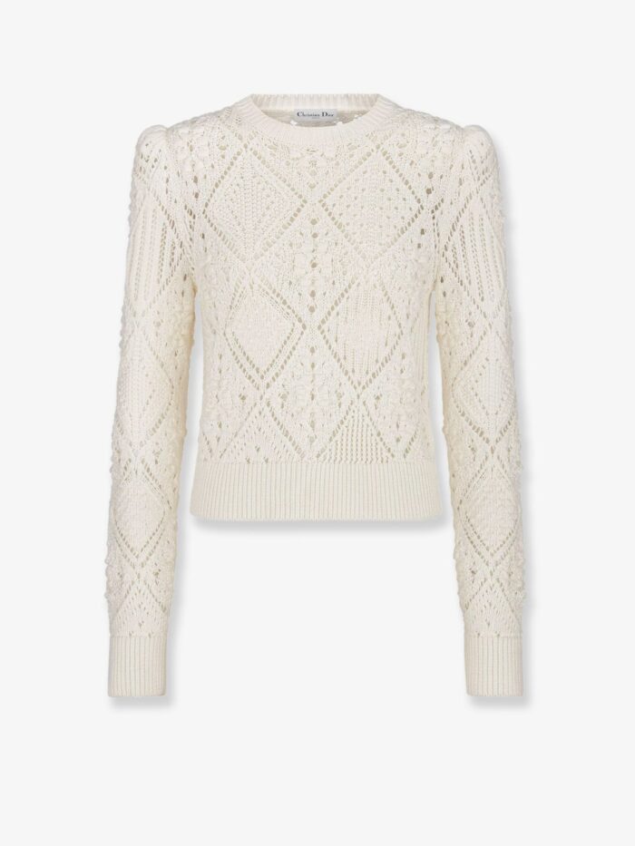 Dior Perforated Cotton Sweater