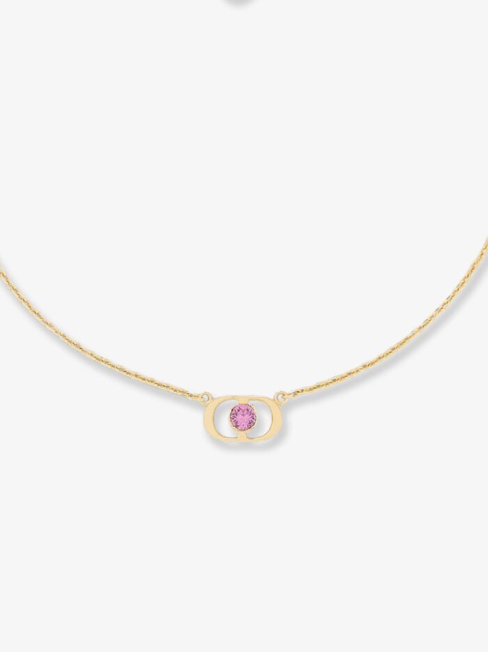 Dior Petit CD Jolie Metal Necklace