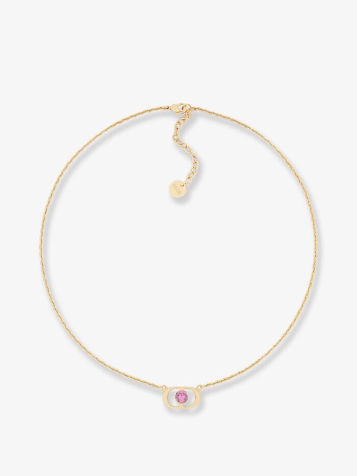 Dior Petit CD Jolie Metal Necklace