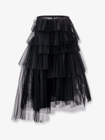 Dior Pleated Tulle Midi Skirt