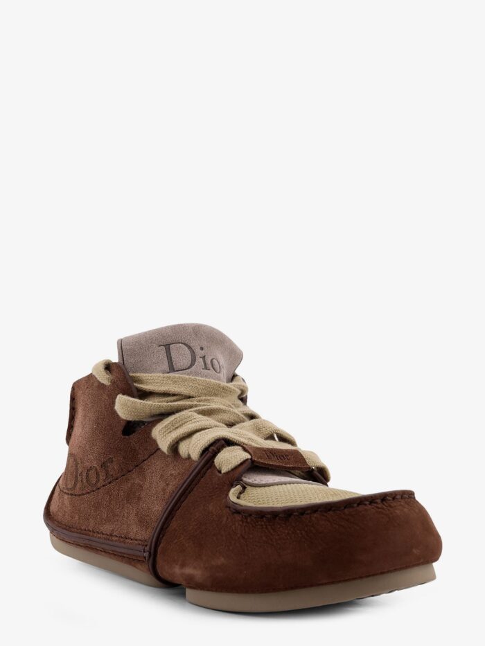 Dior Roadie Suede Boot With Logo On The Side