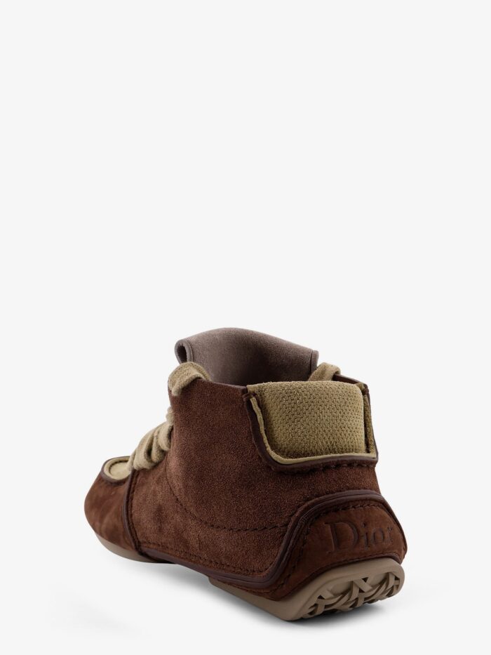 Dior Roadie Suede Boot With Logo On The Side