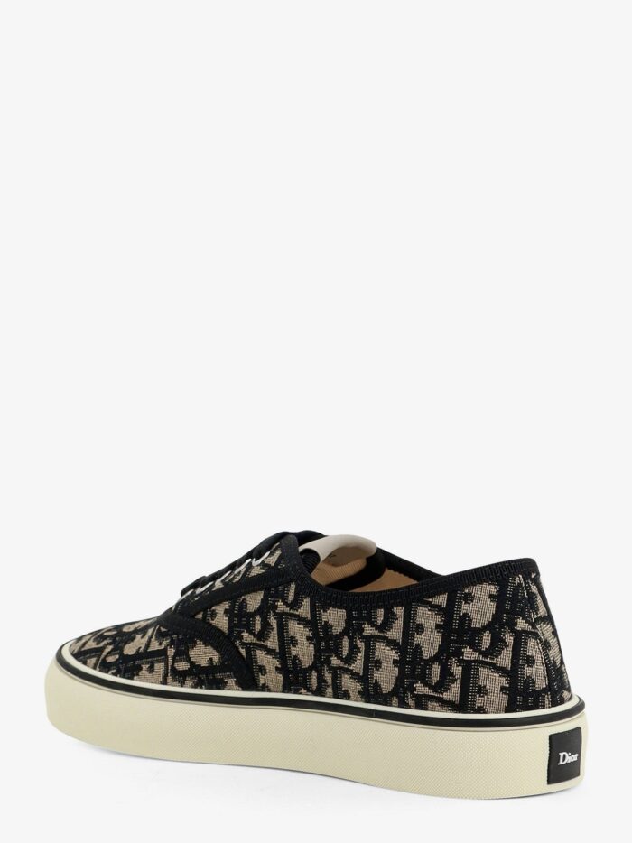 Dior Saltwind Cotton Sneakers With Dior Oblique Embroidery