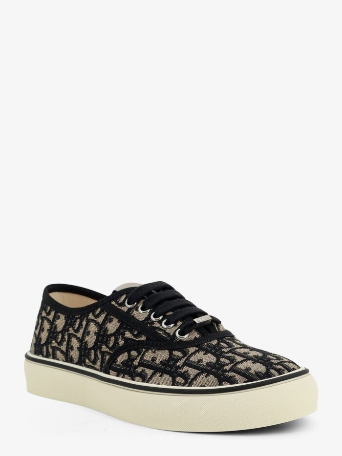 Dior Saltwind Cotton Sneakers With Dior Oblique Embroidery