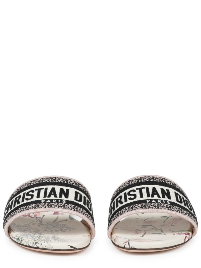Dior SANDALO SLIDE "DWAY" CON LOGO