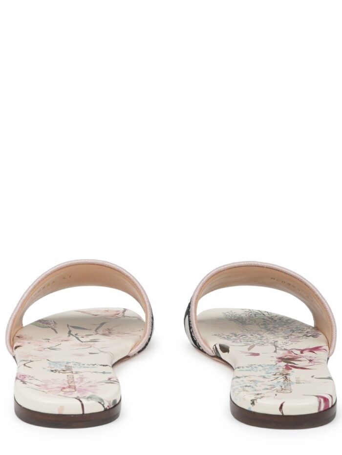 Dior SANDALO SLIDE "DWAY" CON LOGO