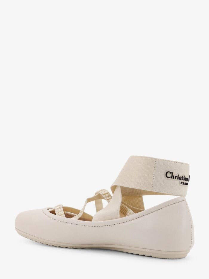 Dior Shade Leather Ballerinas With Elastic Bands