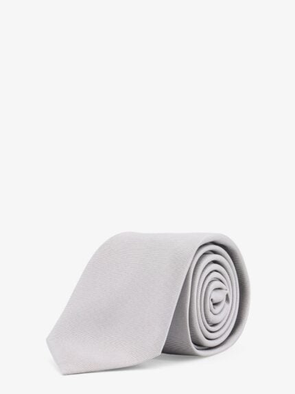 Dior Silk Tie With Embroidered Logo Monogram