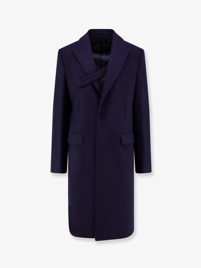 Dior Single-breasted Virgin Wool Coat