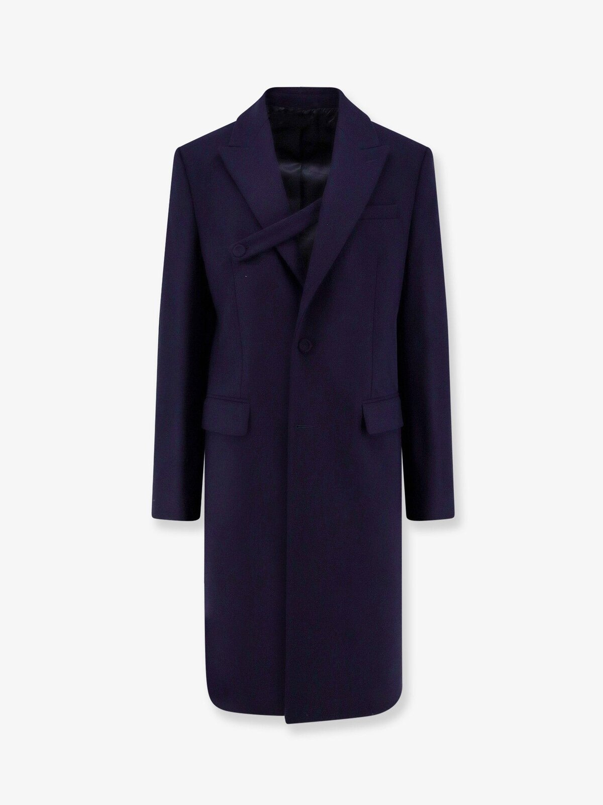 Dior Single-breasted Virgin Wool Coat