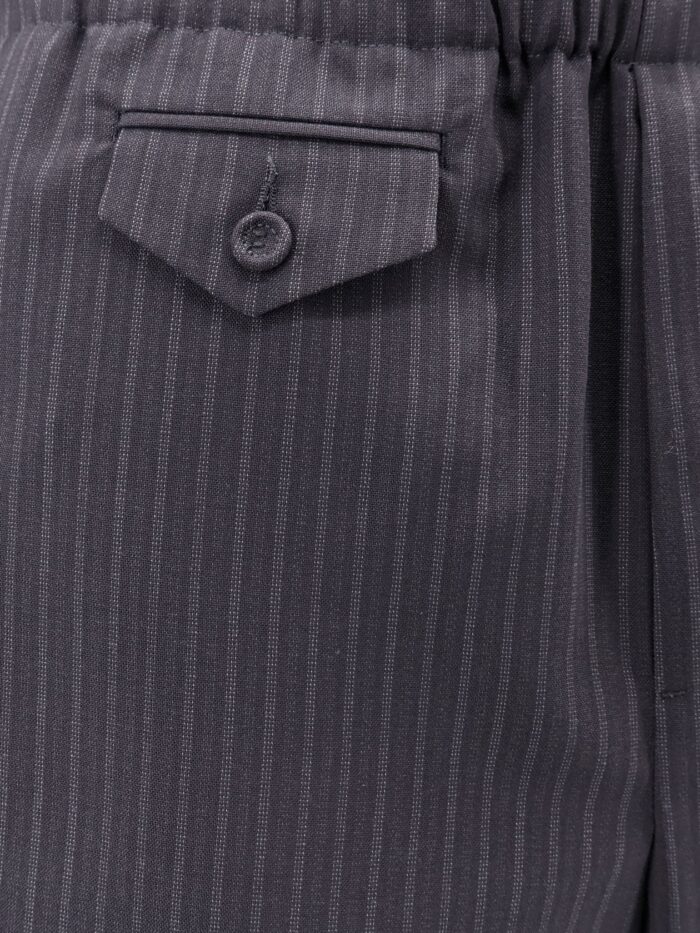 dior striped wool bemuda shorts Dior Striped Wool Bemuda Shorts