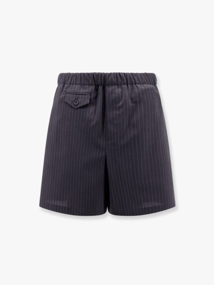 Dior Striped Wool Bemuda Shorts