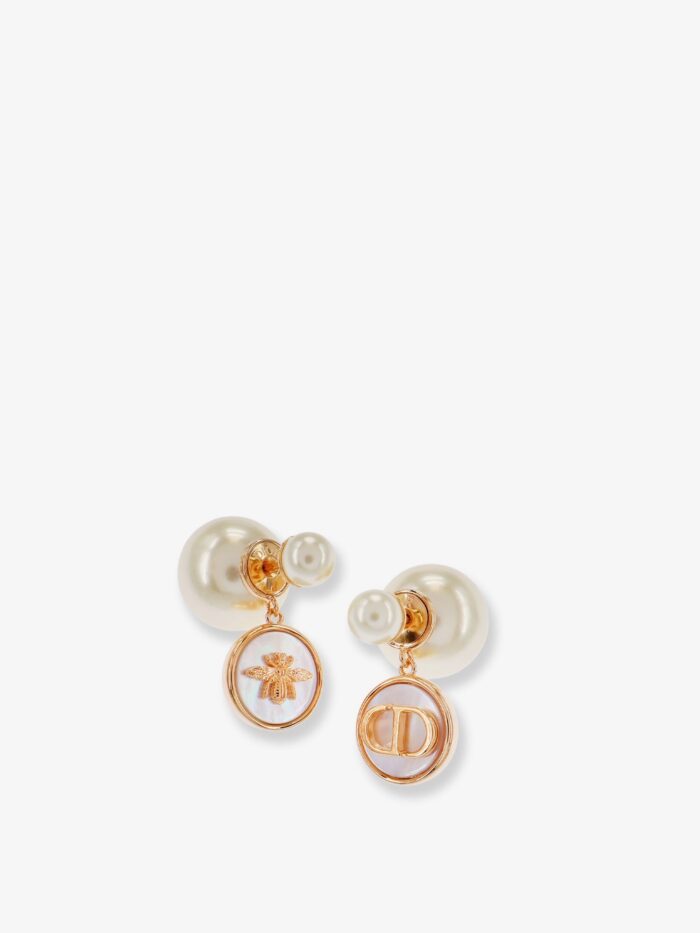 Dior Tribales Earrings In Metal With Gold Finishes