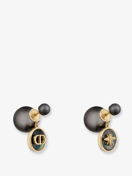 Dior Tribales Metal Earrings With Gold Finish