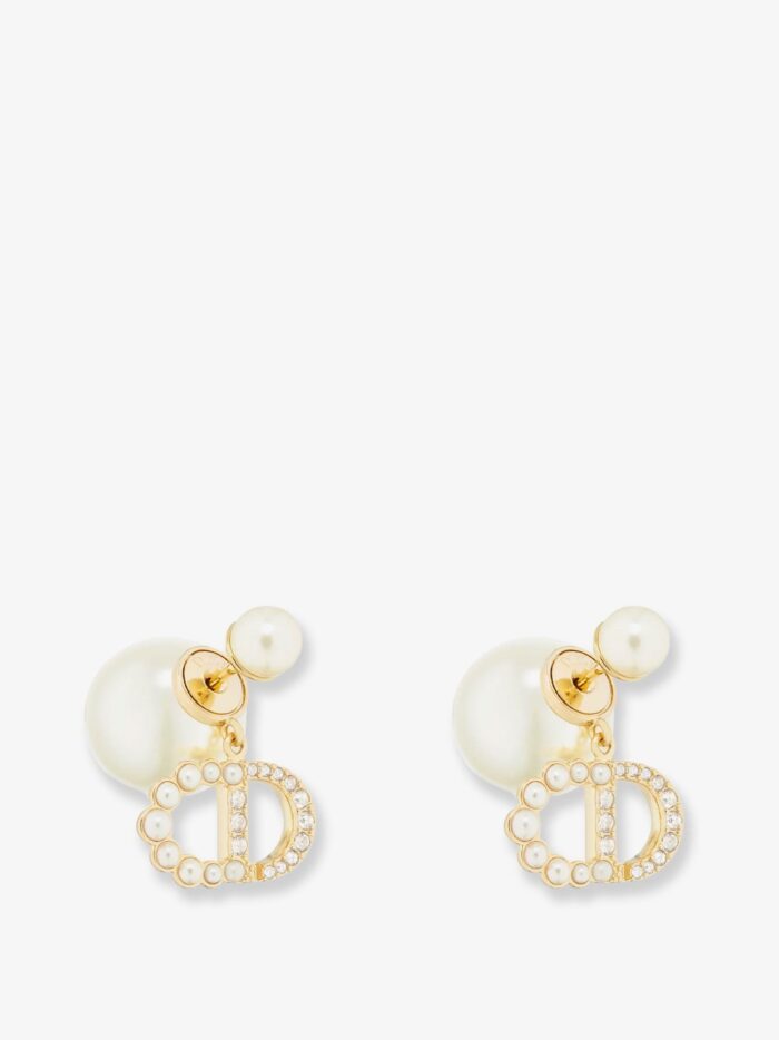 Dior Tribales Metal Earrings With Gold Finish Metal
