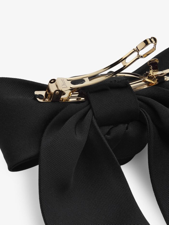 Dior Twist Bow Technical Grosgrain Fabric