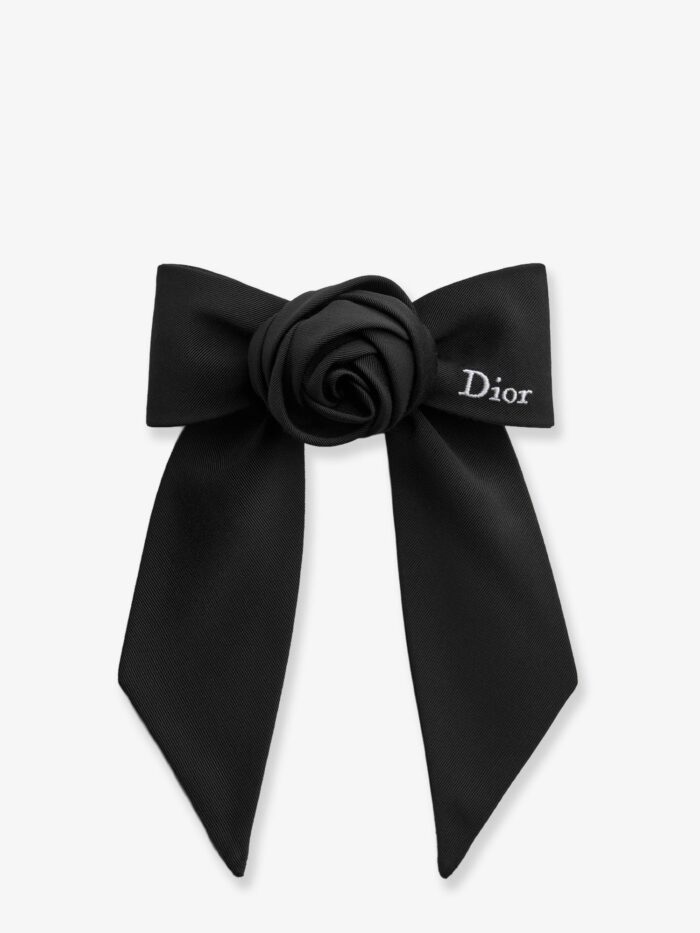 Dior Twist Bow Technical Grosgrain Fabric