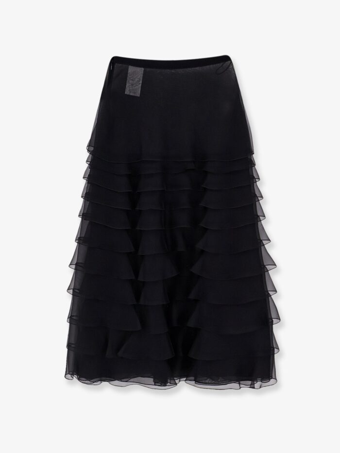 Dior Voile Ruffle Skirt