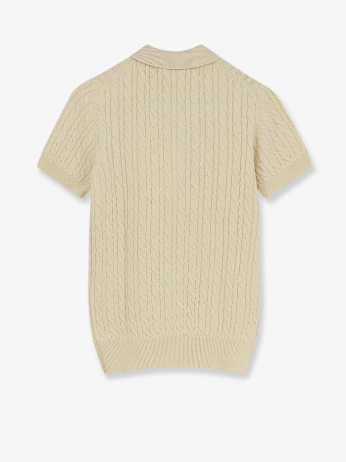 Dior Wool And Cotton Blend Sweater With Embroidered Logo On The Front