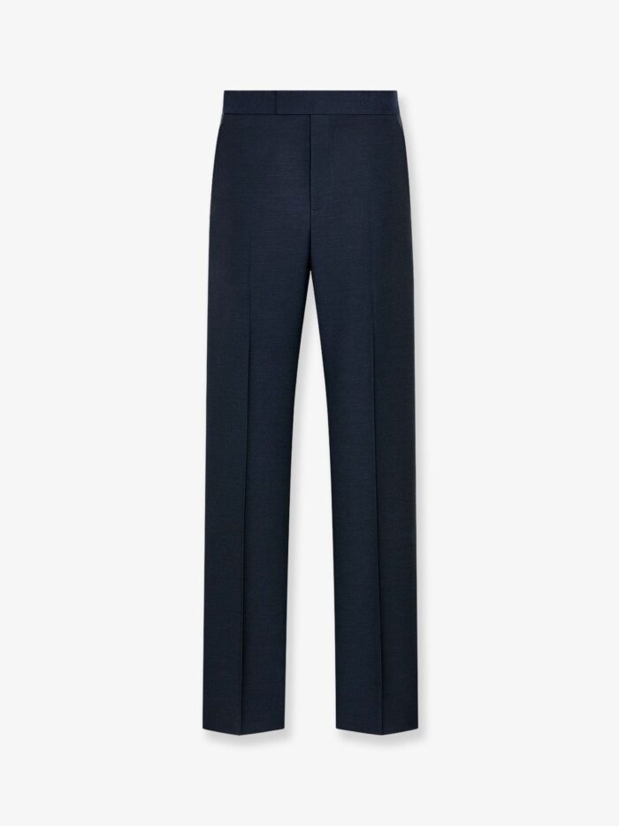 Dior Wool And Mohair Trousers With Satin Details