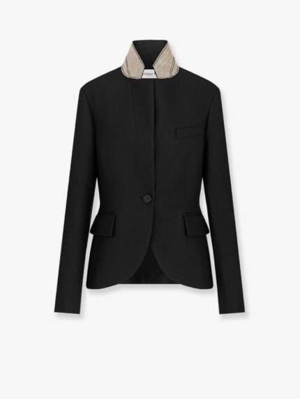 Dior Wool And Silk Grain De Poudre Blazer