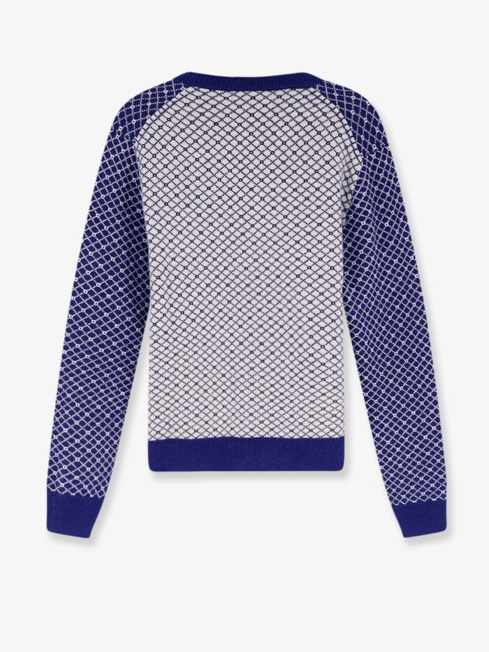 Dior Wool Sweater With Bicolor Pattern