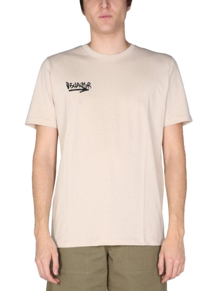 Disclaimer T-SHIRT WITH LOGO PRINT