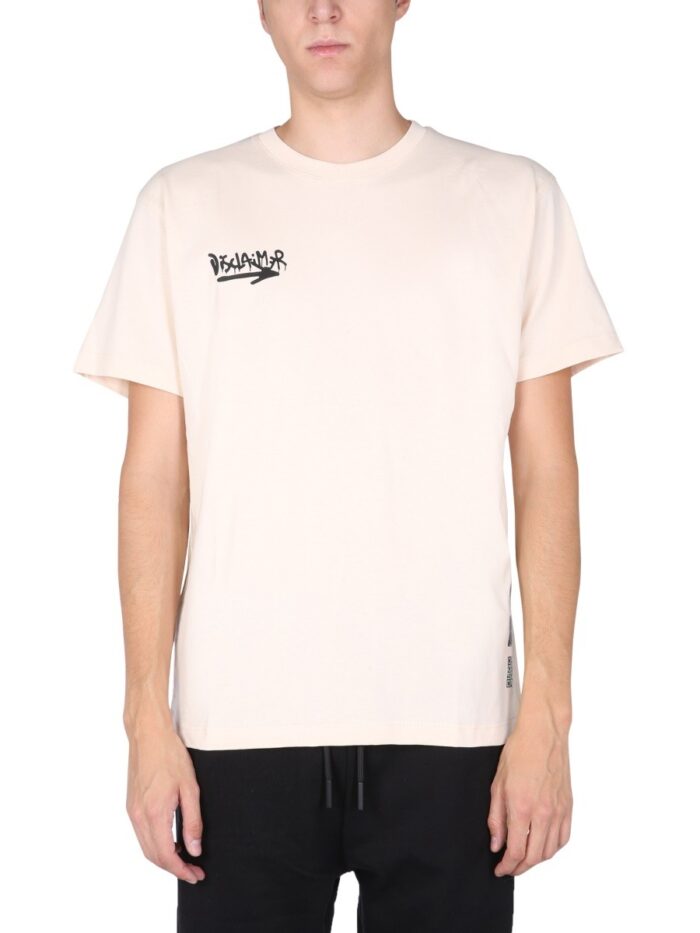 Disclaimer T-SHIRT WITH SCREEN PRINT